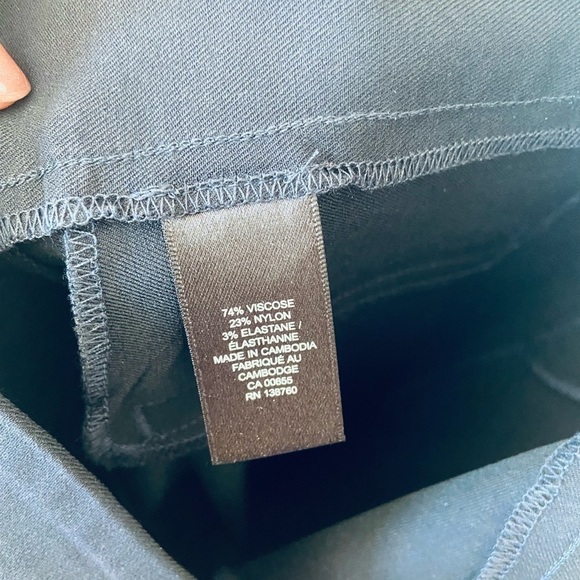 Camber & Grace by RW&Co Solid High Rise City Legging Pant Size Medium Navy Blue - Picture 10 of 10